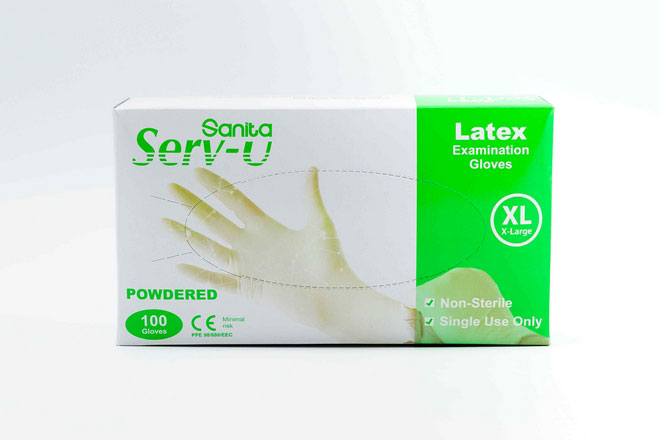 Latex LP Gloves X-Large