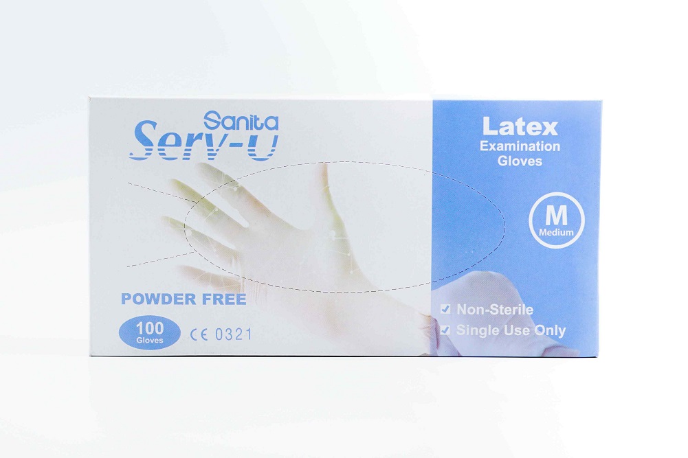 Latex PF Gloves Medium