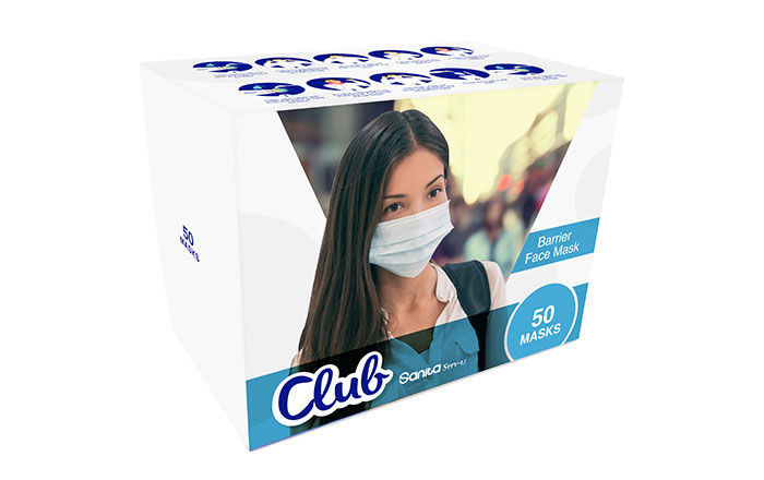 Club Barrier Face Mask Medium