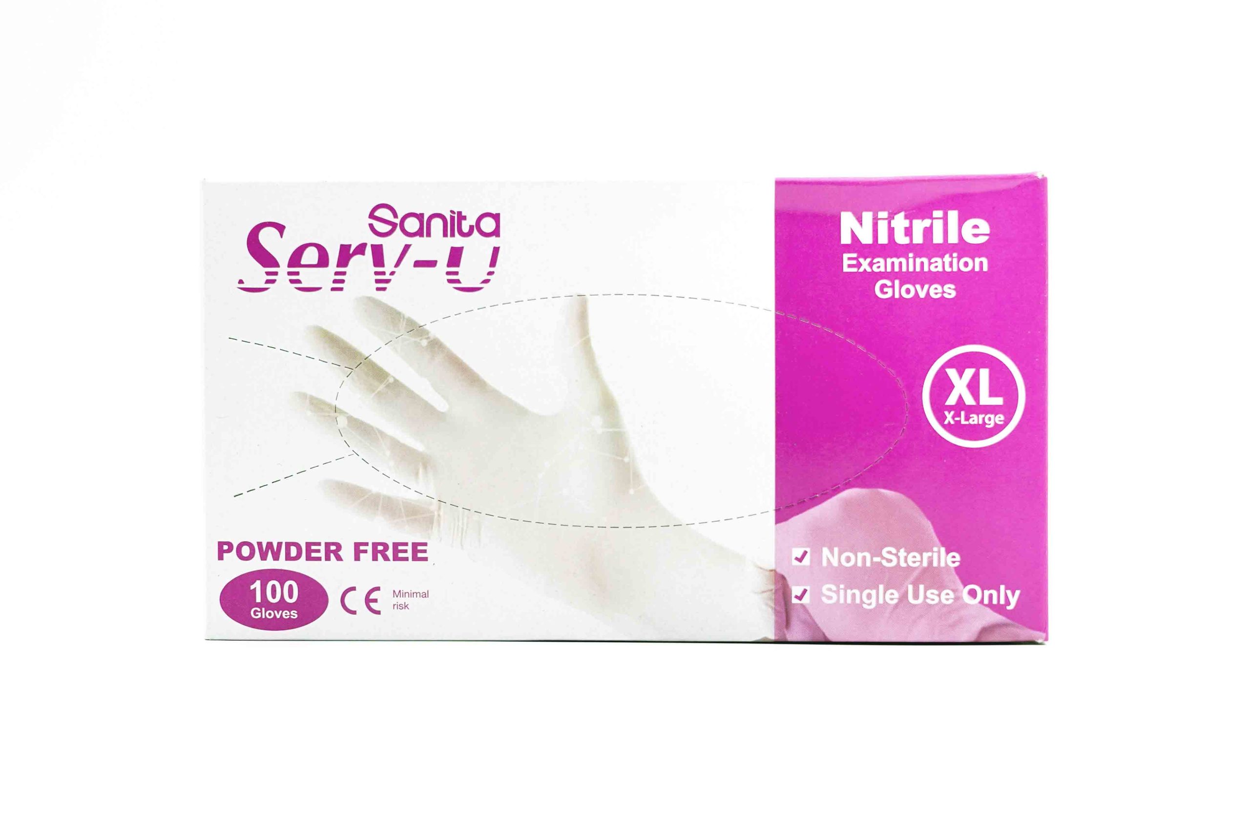 Nitrile PF Gloves X-Large