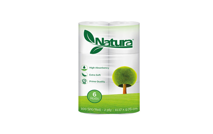 NATURA Household Toilet Paper 6 Rolls